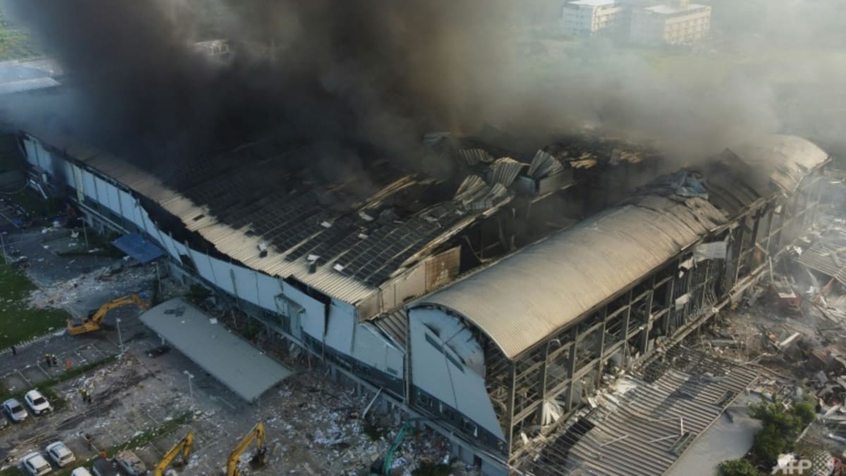 Taiwan golf ball factory fire kills at least six Taiwan golf ball factory fire kills at least six