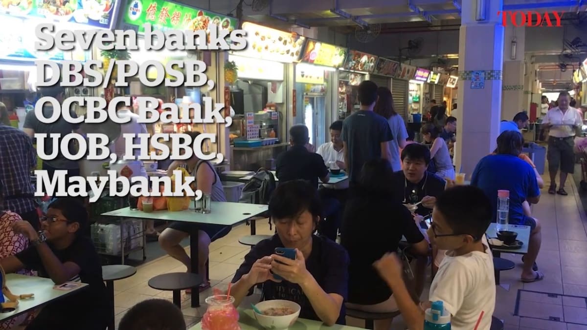 NETS QR code payments at hawker centres TODAY