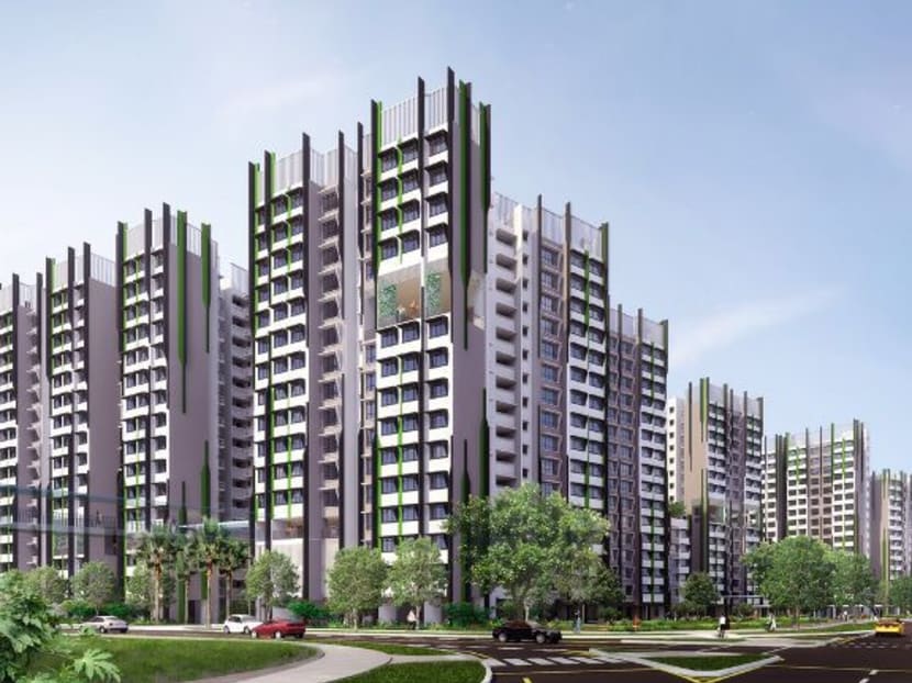 Artist's impression of Alkaff Oasis, a housing development with 1,580 units, in Bidadari estate. Image: HDB