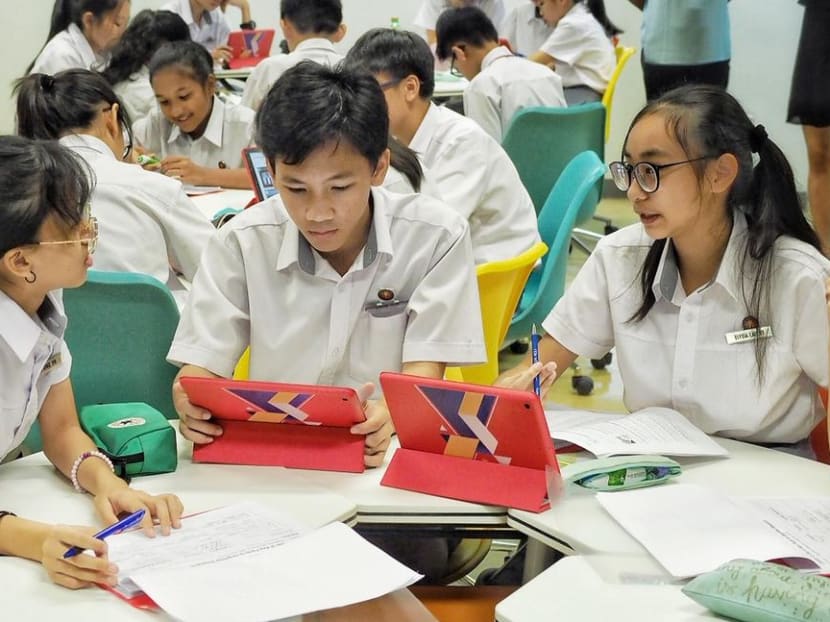 The Ministry of Education said the new blended learning programme will start from the third term next year.