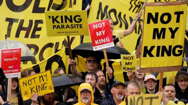 英国警方在查尔斯三世加冕典礼 逮捕52名抗议者