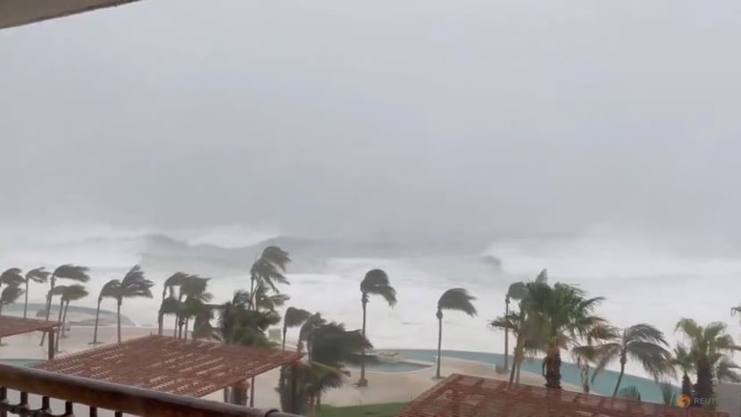 Hurricane Olaf's winds weaken, bringing heavy rains to Mexico's Baja California Sur Hurricane Olaf's winds weaken, bringing heavy rains to Mexico's Baja California Sur