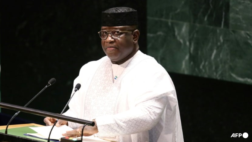 Sierra Leone president says calm restored, most leaders of barracks