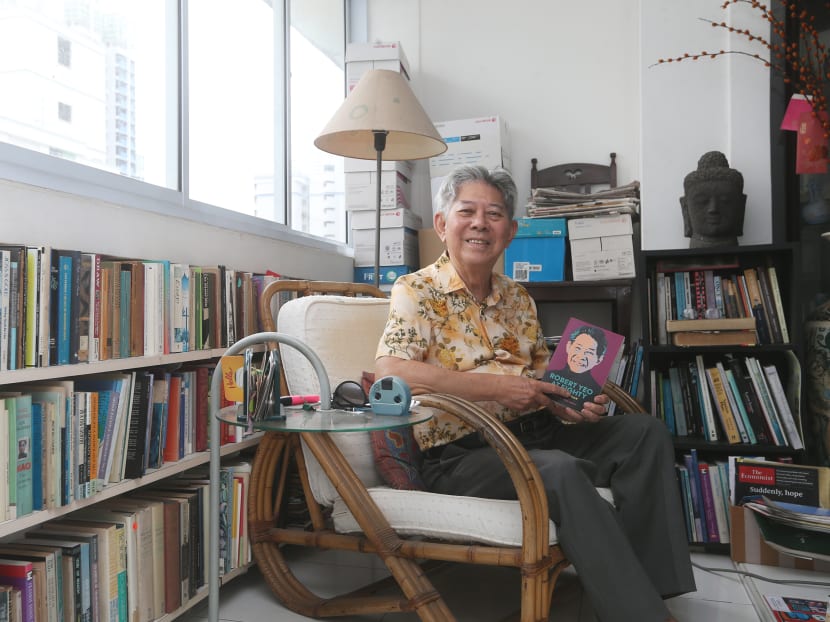 Mr Robert Yeo at his home on Dec 29, 2020. Mr Robert Yeo at his home on Dec 29, 2020.