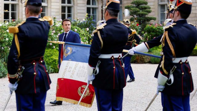 马克龙宣誓就任 开启第二个法国总统任期