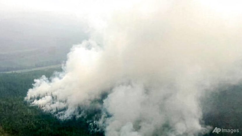 Wildfires blaze in Siberia, Russian Far East Wildfires blaze in Siberia, Russian Far East