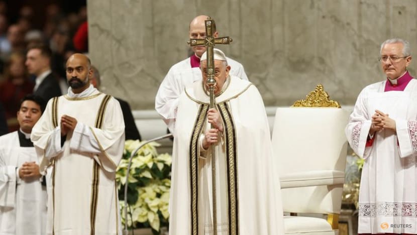 On Christmas eve, Pope Francis laments 'futile' war in Holy Land