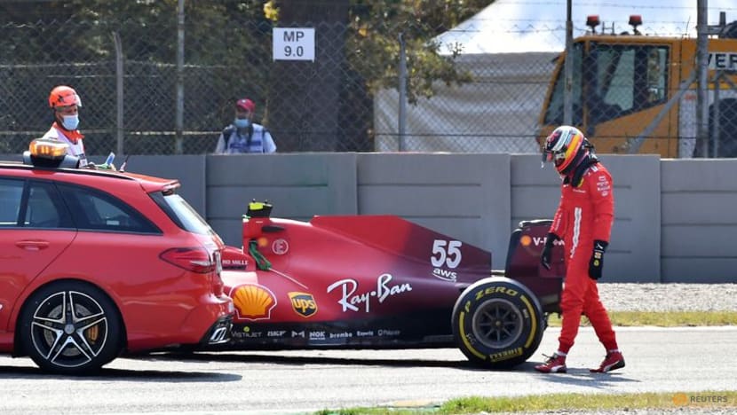Formula 1: Sainz crashes as Hamilton leads final Italian GP practice Formula 1: Sainz crashes as Hamilton leads final Italian GP practice