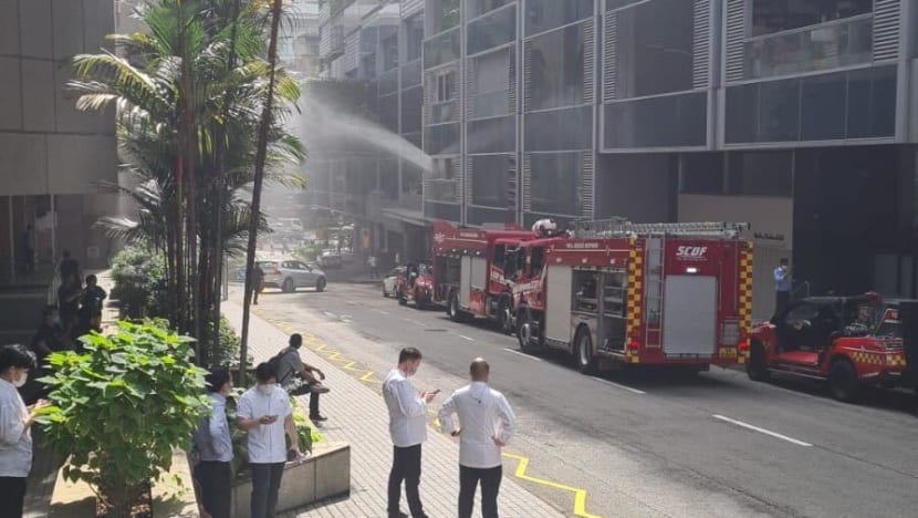 Shaw Centre fire: About 200 people evacuated, several restaurants closed