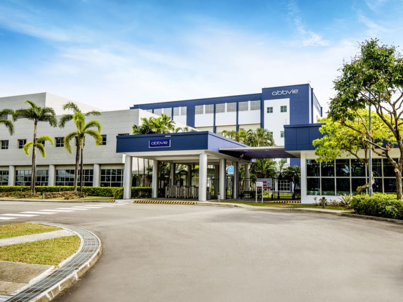 The 120,000sqm site in Tuas Biomedical Park is expected to house more than 250 new employees. PHOTO: AbbVie