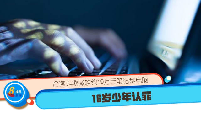 合谋诈欺微软约19万元笔记型电脑 16岁少年认罪