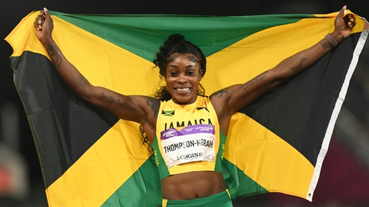 Thompson-Herah seals Commonwealth double as Australia pull clear in medals race thumbnail