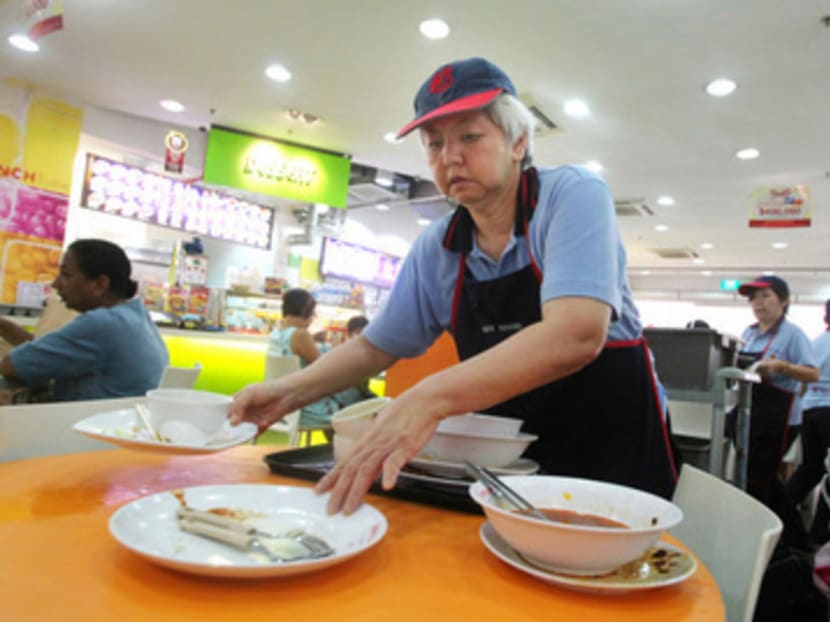 The higher employers’ CPF contribution for older workers and the raising of the re-employment age from 62 to 65 have encouraged older workers 
to return to 
the workforce. 
Photo: Don Wong