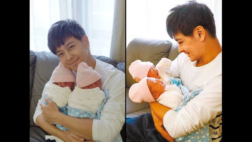 Jimmy Lin welcomes fraternal twin boys