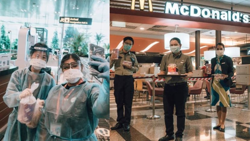 McDonald's 'belanja' 2,000 set BTS Meals sebagai tanda penghargaan kepada petugas barisan hadapan Lapangan Terbang Changi