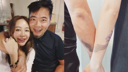Daniel Ong And Wife Get Matching Tattoos To Commemorate The Month They "Met And Fell In Love"
