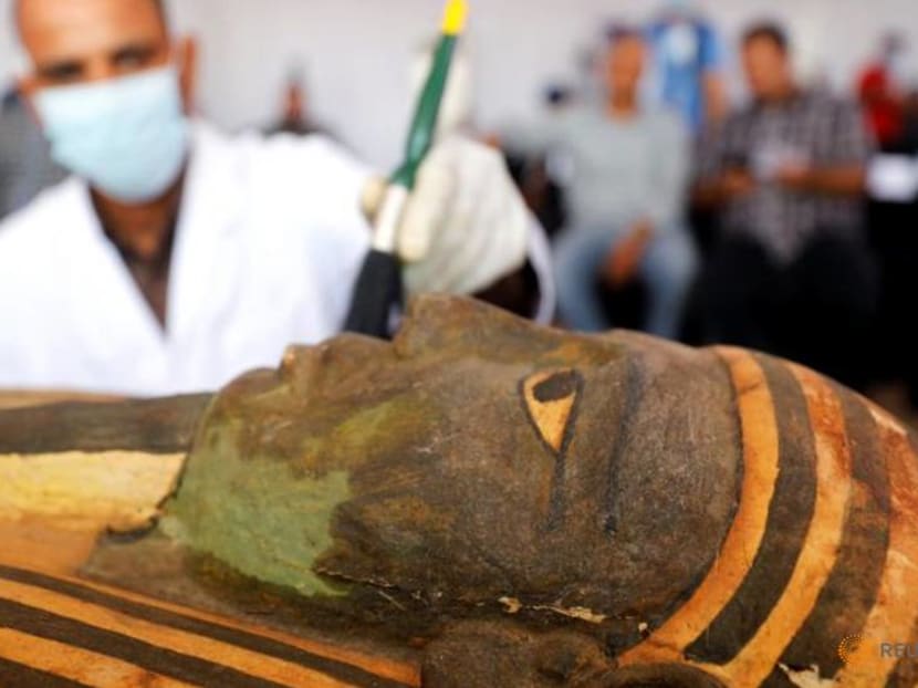 Egypt unveils 59 ancient coffins in major archaeological discovery Egypt unveils 59 ancient coffins in major archaeological discovery