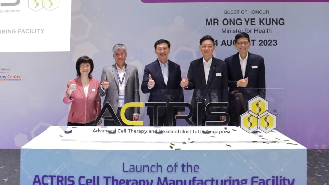 新加坡先进细胞治疗研究所开设新设施 应对临床需求增加