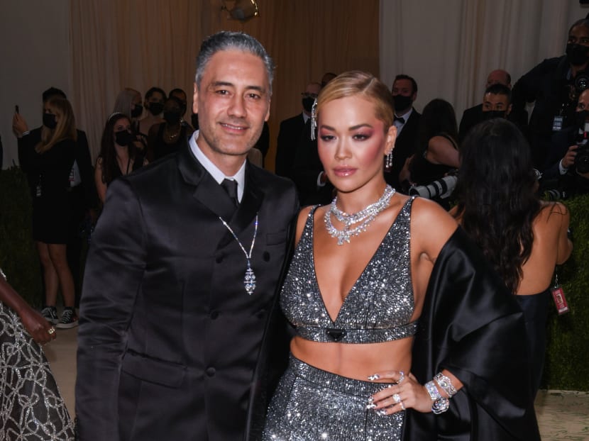 Rita Ora will only say that much about her relationship with the Oscar-winning filmmaker.
