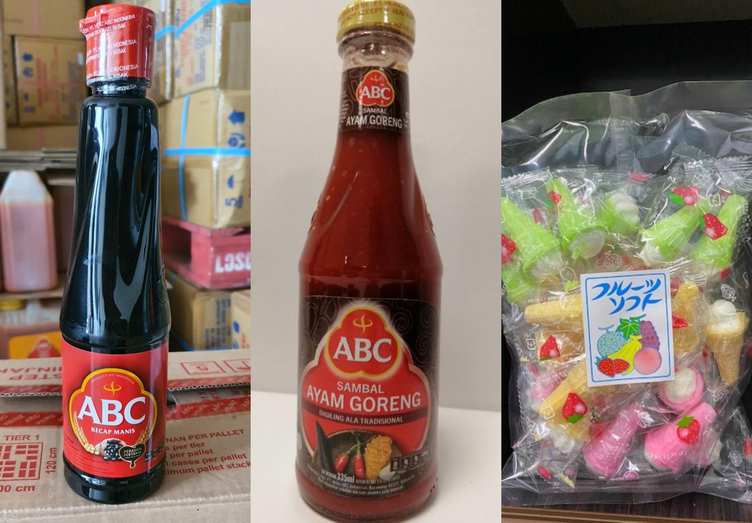 SFA recalls ABC sauces Fukutoku Seika soft cream wafers due to