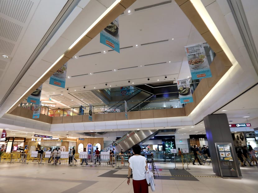 Some were wondering if more could be done, especially for retail outlets located in malls like Jem and Westgate (pictured) that have to be closed for long periods of time due to the discovery of Covid-19 clusters there.