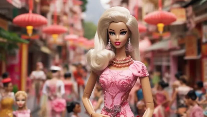 20230721 midjourney singapore barbie