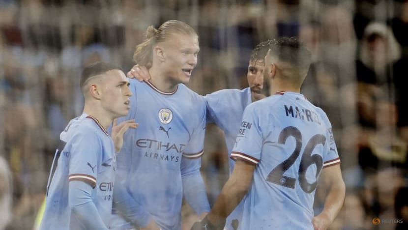 Haaland hits second hat-trick of week as Man City trounce Burnley Haaland hits second hat-trick of week as Man City trounce Burnley