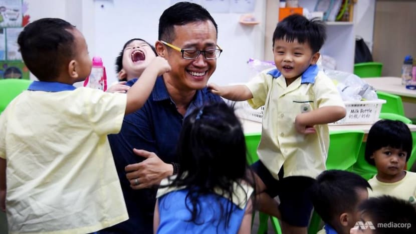 Battling stigma and distrust, male pre-school teachers find joy in shaping young minds Battling stigma and distrust, male pre-school teachers find joy in shaping young minds