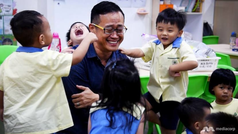 Battling stigma and distrust, male pre-school teachers find joy in shaping young minds