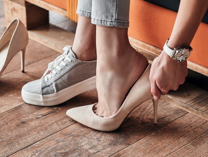 How to comfortably transition from wearing sneakers to high heels These baby steps help ease the pain CNA Lifestyle
