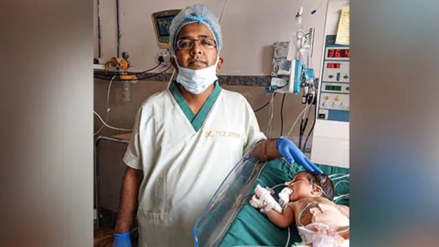 全球首例！印度21天大女婴腹中发现八个寄生胎