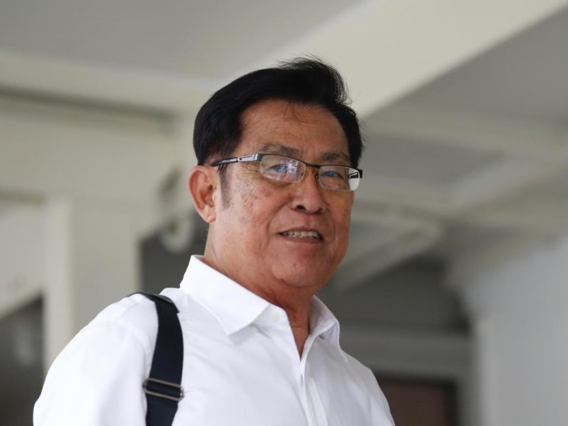 Loh Siang Piow, 75, also known as Loh Chan Pew, was convicted of two charges of using criminal force on the woman at Tampines Stadium in order to outrage her modesty. Loh Siang Piow, 75, also known as Loh Chan Pew, was convicted of two charges of using criminal force on the woman at Tampines Stadium in order to outrage her modesty.