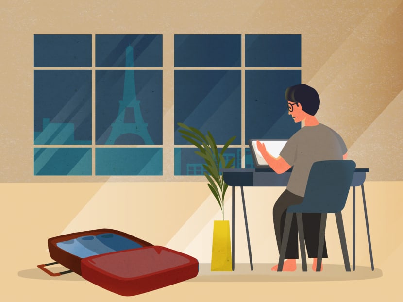 As borders reopen and families reunite, employees who have gotten used to remote work over the past months are starting to contemplate the possibility of doing that while overseas. As borders reopen and families reunite, employees who have gotten used to remote work over the past months are starting to contemplate the possibility of doing that while overseas.