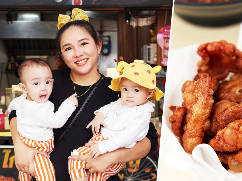 Shuang Bao Thai serves unique Hat Yai-style fried chook with sticky rice and mango salad. ​​​​​​​