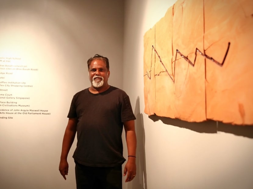 S. Chandrasekaran declared in a blood oath that he will not perform here, or anywhere else in the world, until his performance piece, which was cut from the Singapore Biennale 2016, was allowed. Photo: Nuria Ling