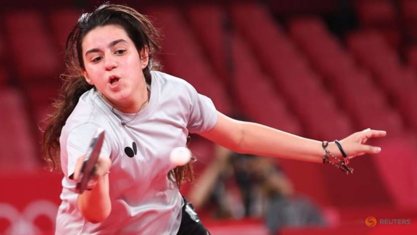 Olympics: Syrian table tennis player, 12, content despite opening round defeat Olympics: Syrian table tennis player, 12, content despite opening round defeat