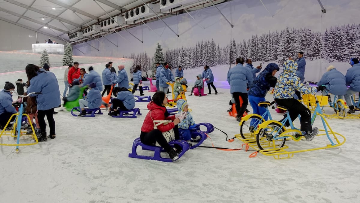 Disgruntled visitors to Ice Magic at Bayfront complain of long queues