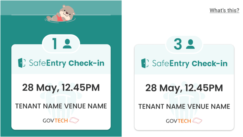 Updated TraceTogether app to show vaccination and test statuses on check-in screen