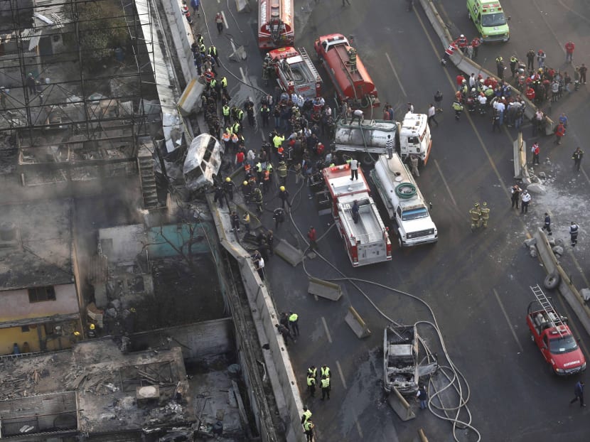 Gallery: Gas tanker truck explodes outside Mexico City