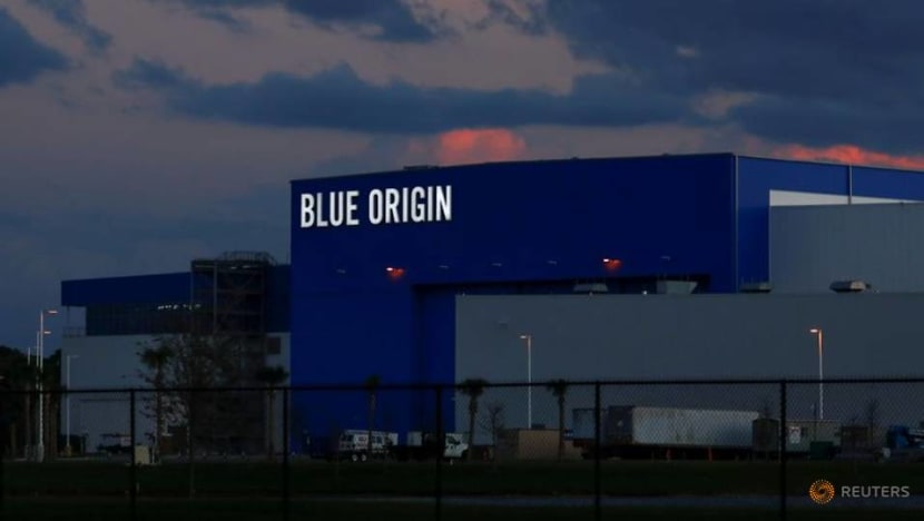 Bezos says Blue Origin will take the first woman to moon's surface Bezos says Blue Origin will take the first woman to moon's surface