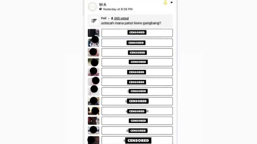 Online poll sexualising female religious teachers in breach of Internet regulations: IMDA Online poll sexualising female religious teachers in breach of Internet regulations: IMDA