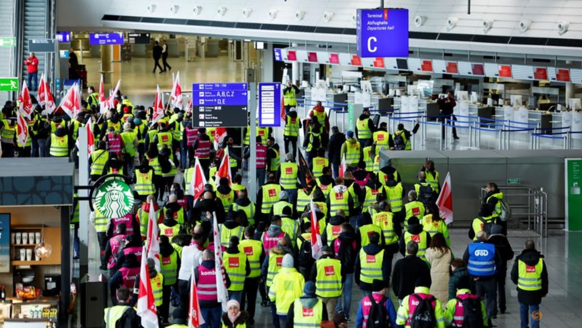 Strikes at German regional airports ground majority of flights TODAY