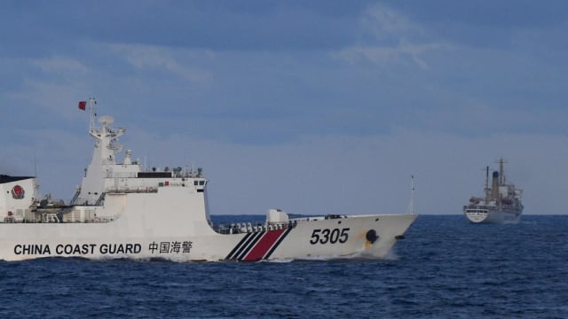 美国呼吁中国停止南中国海危险行动