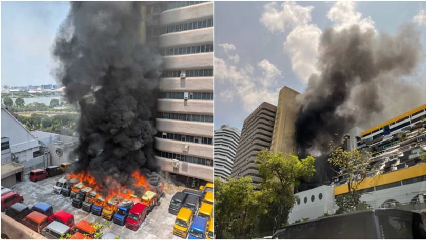 Fire breaks out at Singapore's Golden Mile Tower; initial findings show blaze did not involve EVs