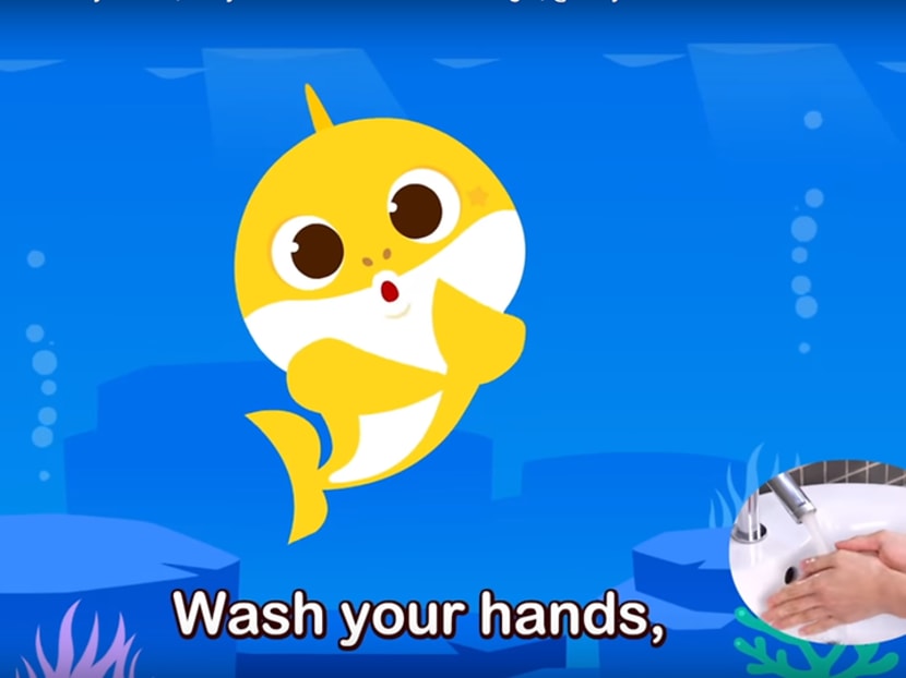 Helpful Baby Shark now says, ‘Wash your hands doo doo doo doo doo’ Helpful Baby Shark now says, ‘Wash your hands doo doo doo doo doo’