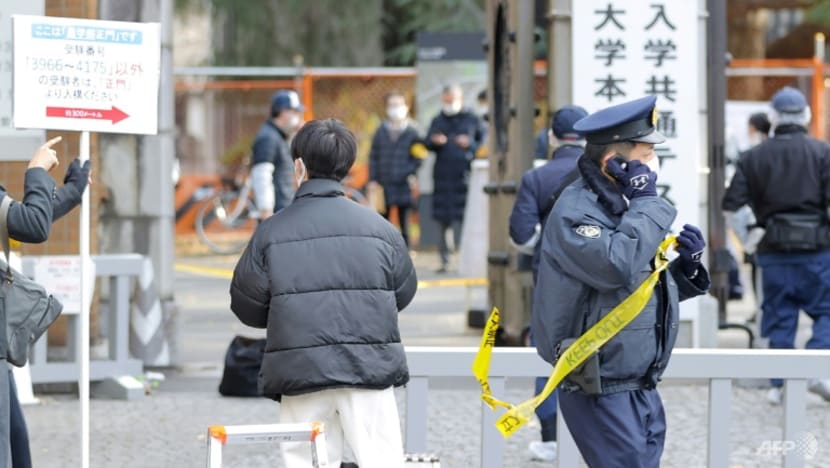 Three people stabbed outside Tokyo university, student arrested Three people stabbed outside Tokyo university, student arrested