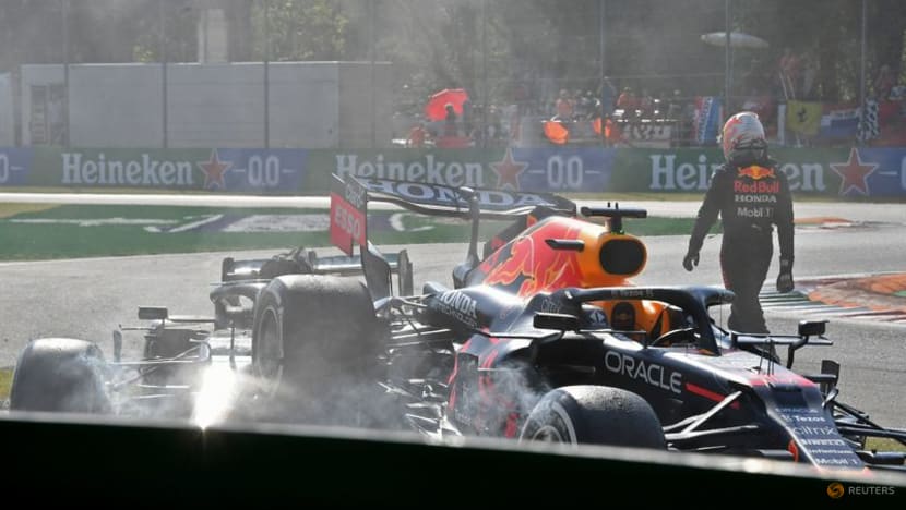 Formula 1: Verstappen penalised for crash, Hamilton saved by halo Formula 1: Verstappen penalised for crash, Hamilton saved by halo