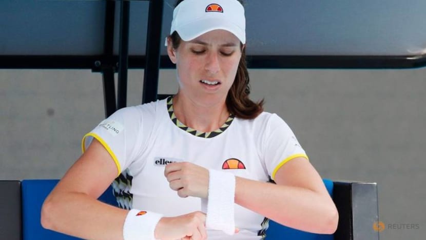 Konta in good spirits day after health scare at Top Seed Open Konta in good spirits day after health scare at Top Seed Open