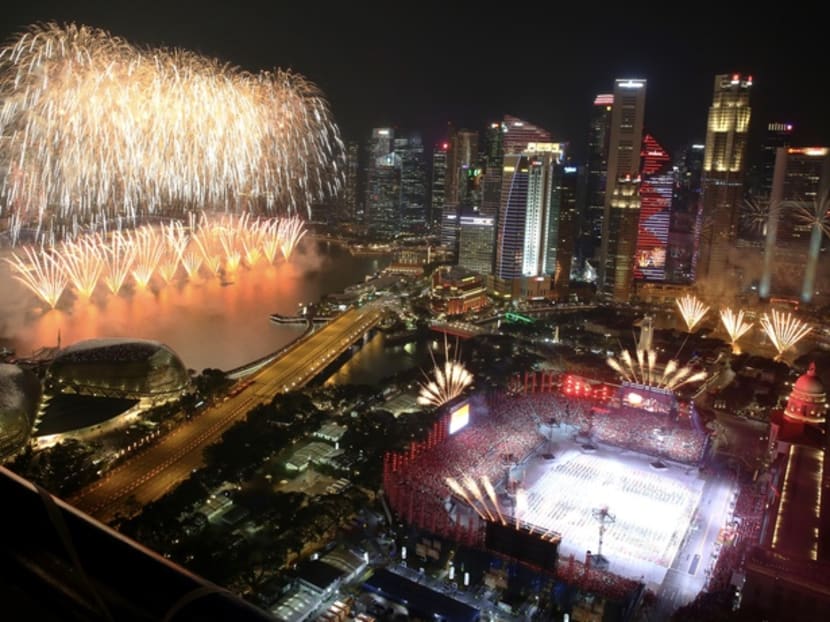 Fireworks usually feature at the end of the National Day Parade. This year though, the display will be spread across 10 housing estates islandwide at around 8.20pm and will each last for about five minutes.