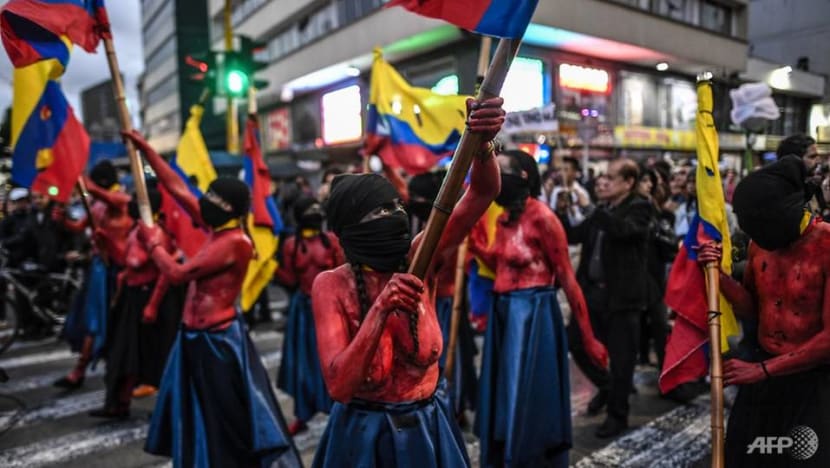 Thousands protest in Colombia against killings of activists Thousands protest in Colombia against killings of activists